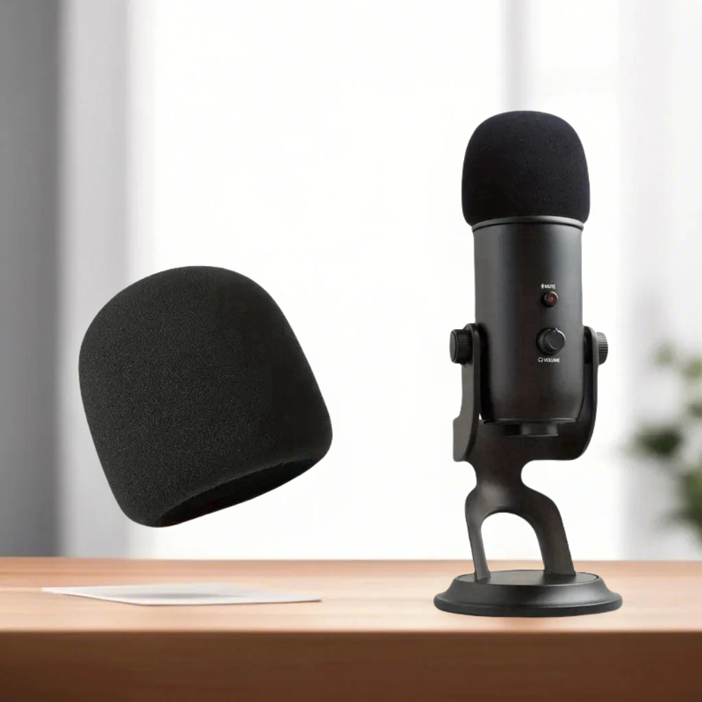 Recording Pop Filter - 1/2/3pcs Microphone Sponge Foam Cover,Foam Microphone