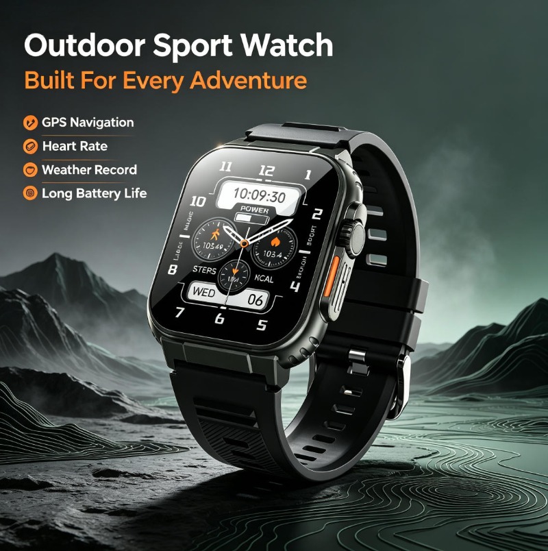 Audio Music Arabic - 2-in-1 Sports Smart Watch with Built-in
