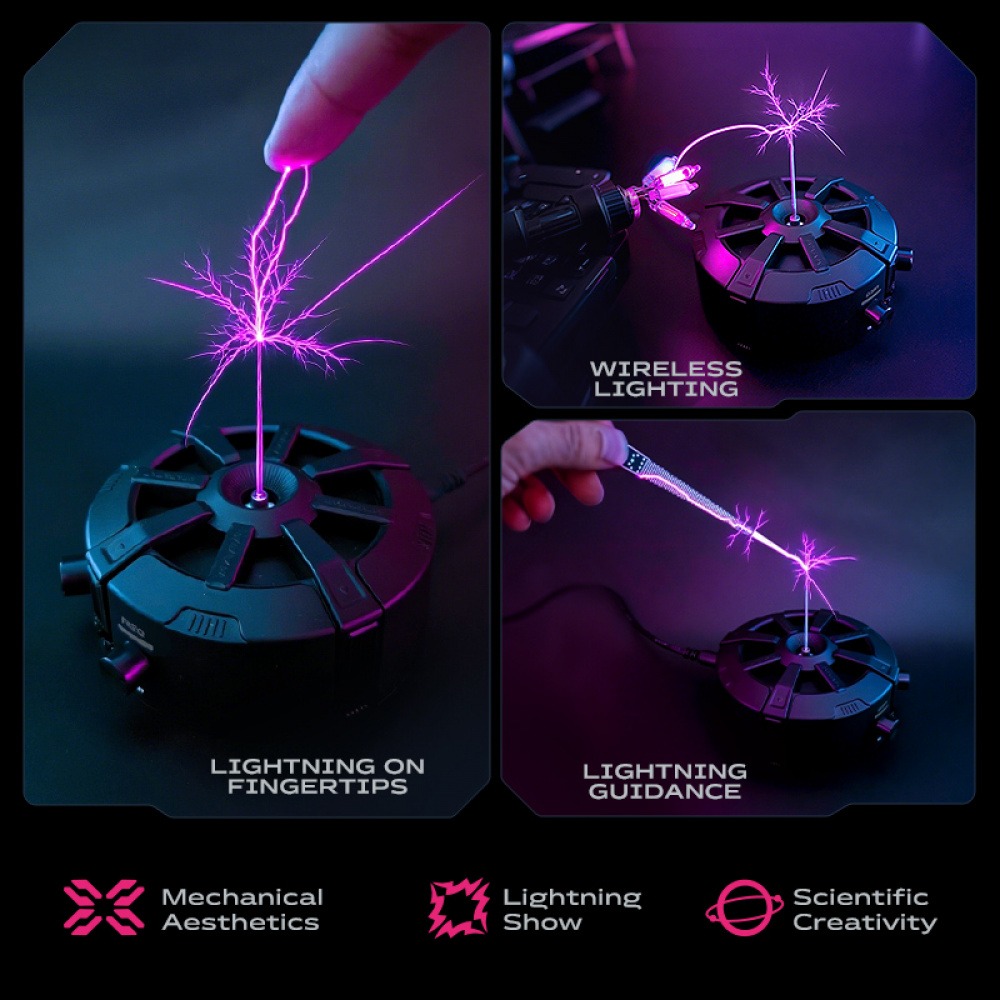 Audio Music Box - 48V/AC110V-240V Music Tesla Coil Bluetooth/AUX Music