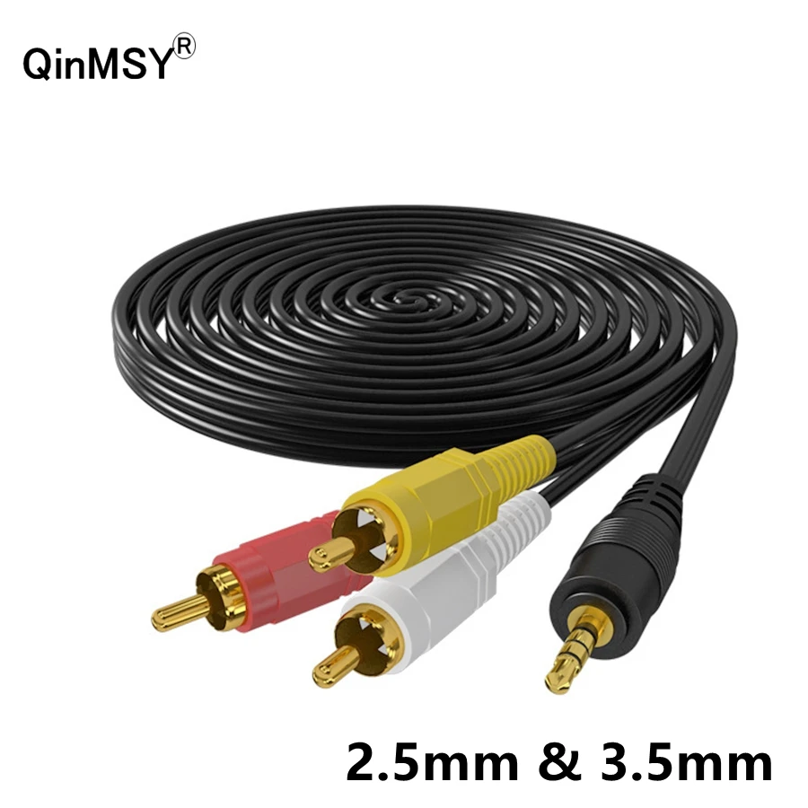 Audio Music Box - 1.5m/3m/10m 3.5mm 2.5mm Jack Plug Male