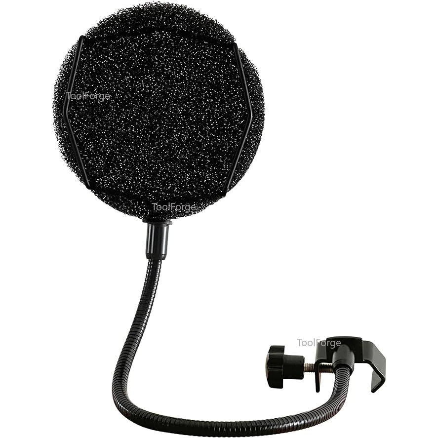 Recording Pop Filter - High-Quality Metal Pop Filter Shield for