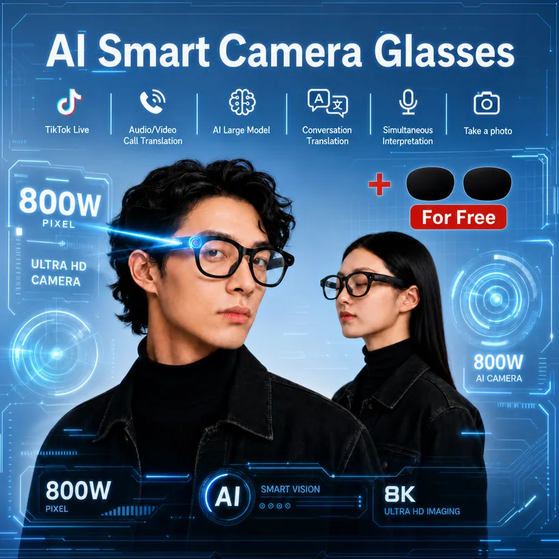 AI Smart Shooting Glasses, Sup - đánh giá và giá Audio Music Online