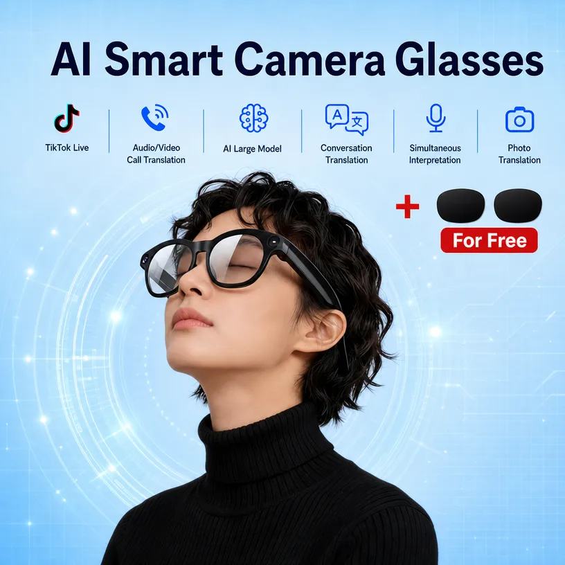 AI Smart Shooting Glasses, Sup - đánh giá và giá Audio Music Online
