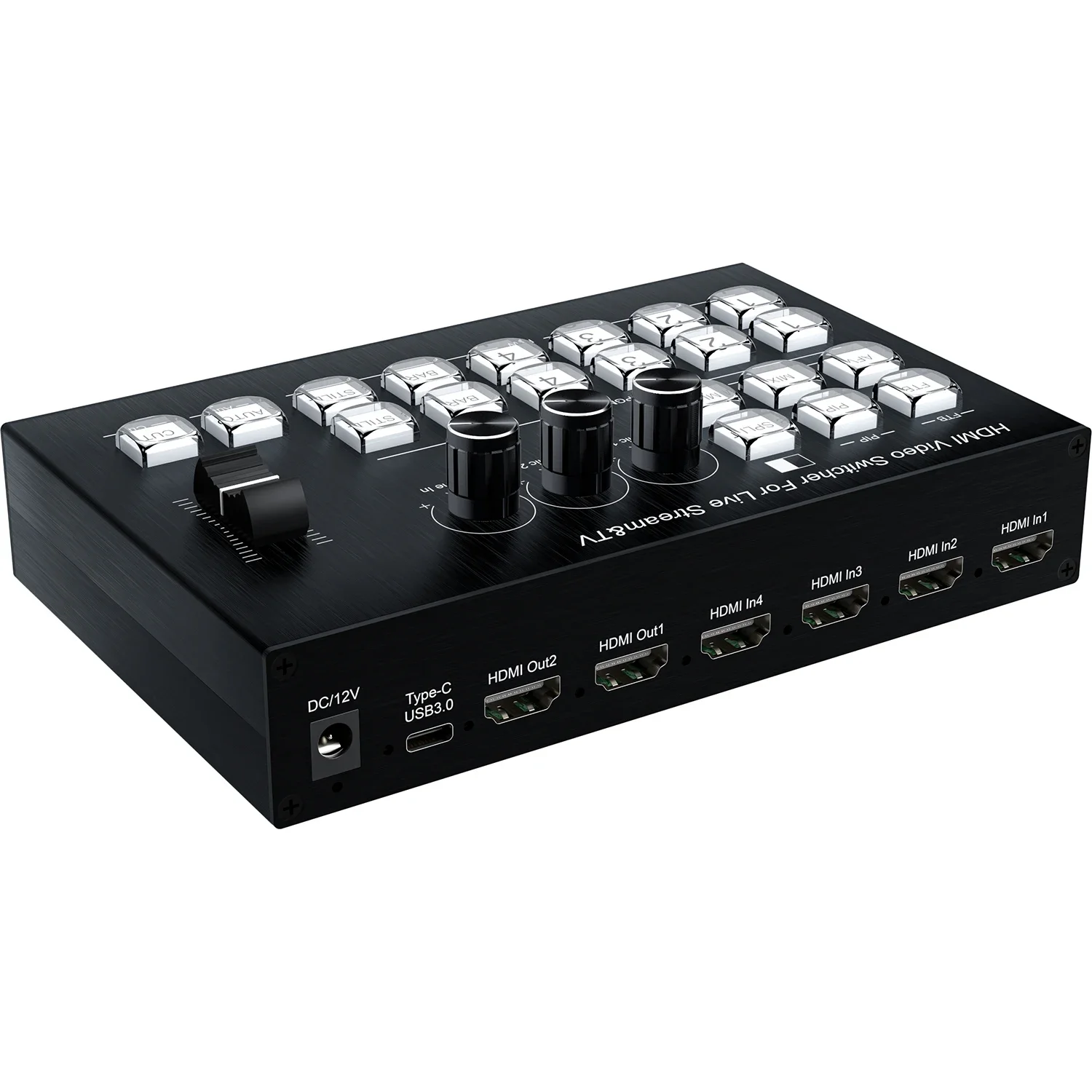 1080P 4 Channel HDMI Video Mix - đánh giá và giá Audio Mixer 4 Channel