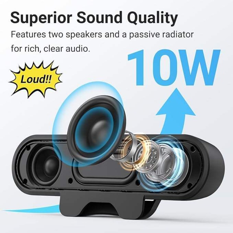 Portable Clip-on USB Soundbar  - đánh giá và giá Audio Music Online