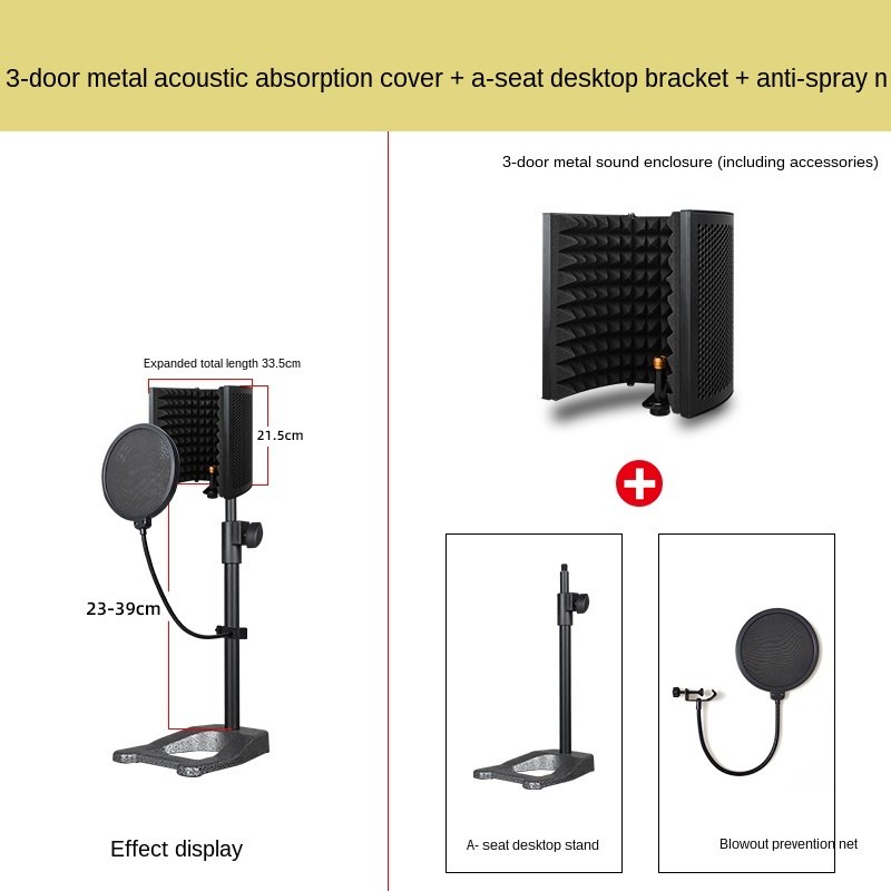 Adjustable Microphone Isolatio - đánh giá và giá Recording Pop Filter