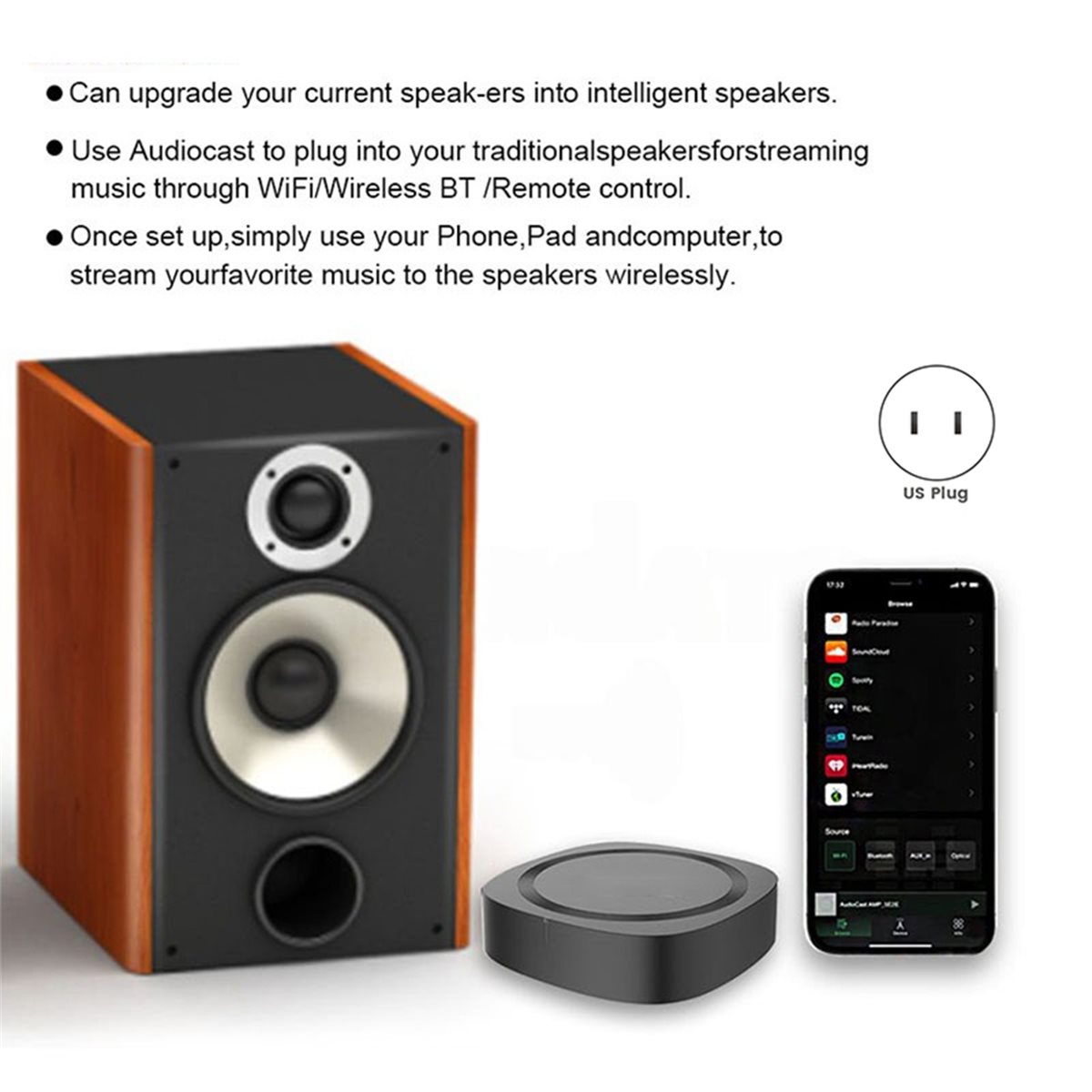 Audiocast Pro M20 Wireless WiF - đánh giá và giá Audio Music Box