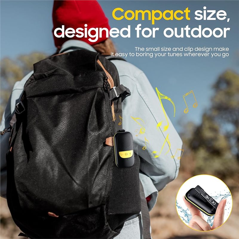 B68C Clip-On Portable Bluetoot - đánh giá và giá Audio Music Online