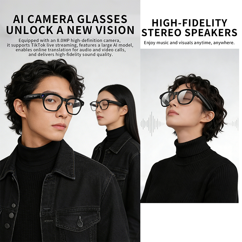 2026 New Smart Glasses 800W Ca - đánh giá và giá Audio Music Online