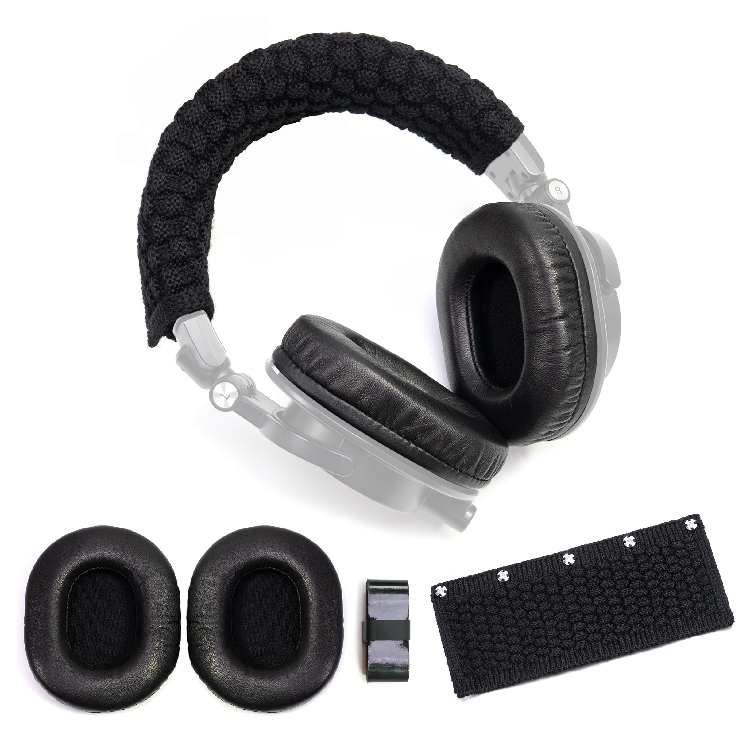 Lambskin Ear Pads Wool Headban - đánh giá và giá Audio Technica Headphone Ath-M50X