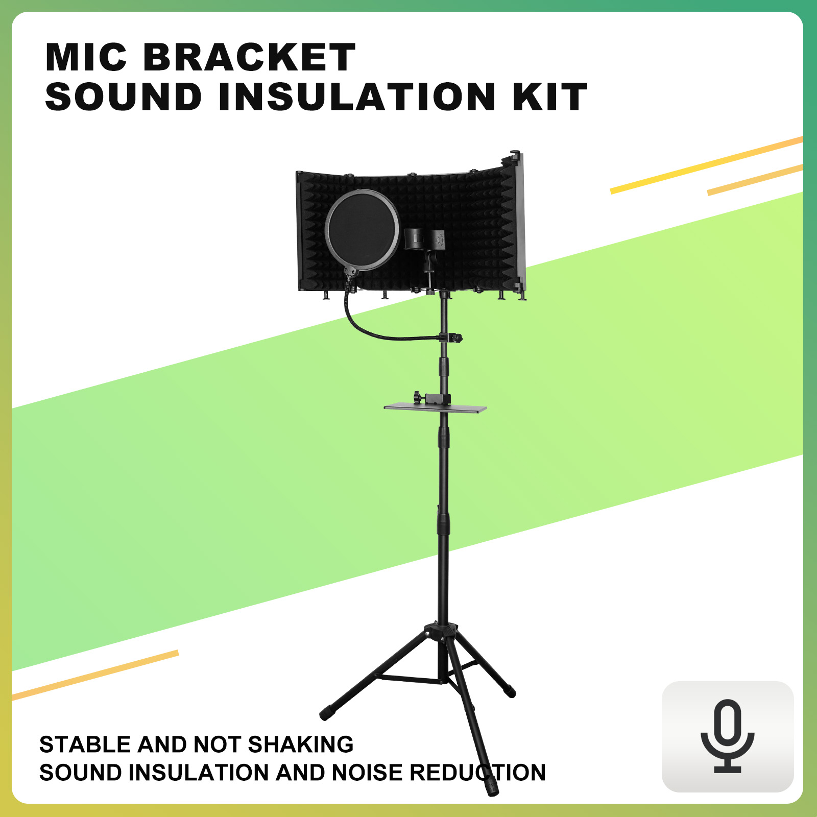 Studio Microphone Isolation Bo - đánh giá và giá Recording Pop Filter