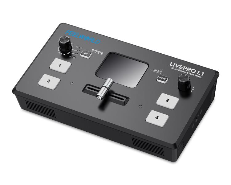 FEELWORLD LIVEPRO L1 V1 4xHDMI - đánh giá và giá Audio Mixer 4 Channel
