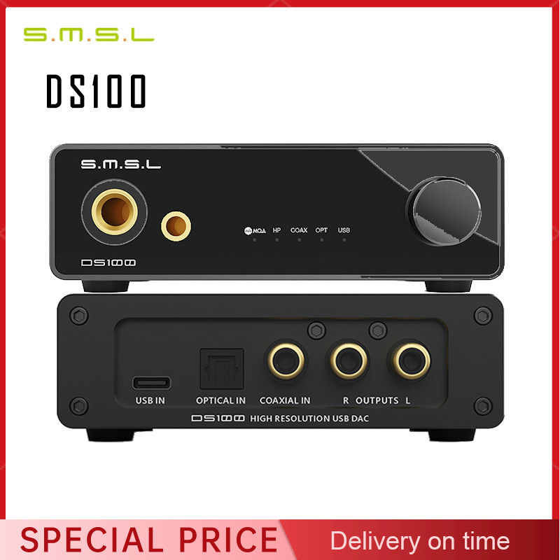 SMSL DS100 MQA MQA-CD Audio De - đánh giá và giá Portable Amplifier Mini