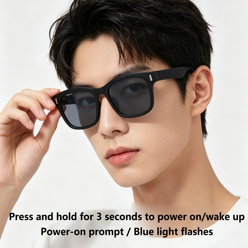 AI Intelligent Sunglasses Blue - đánh giá và giá Audio Music Arabic