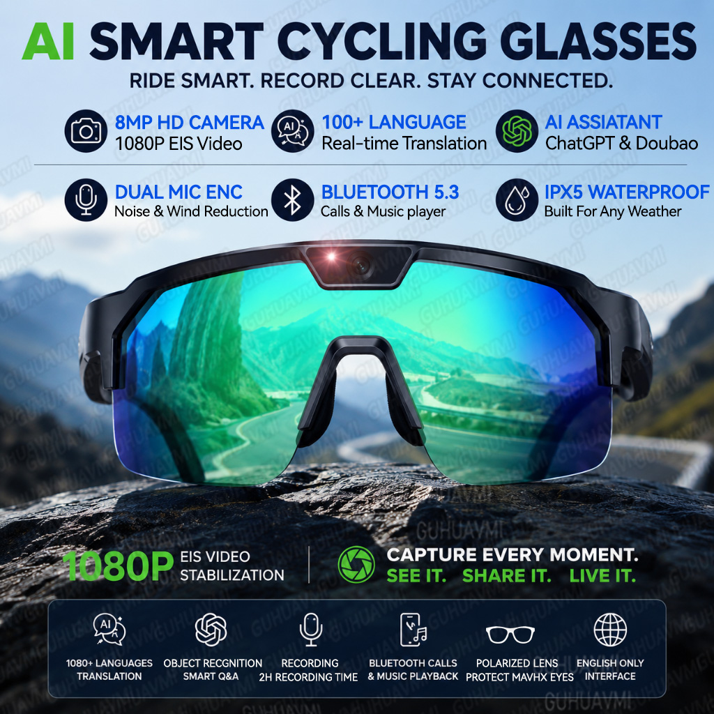 2026 Upgrade Smart Glasses wit - đánh giá và giá Audio Music Arabic