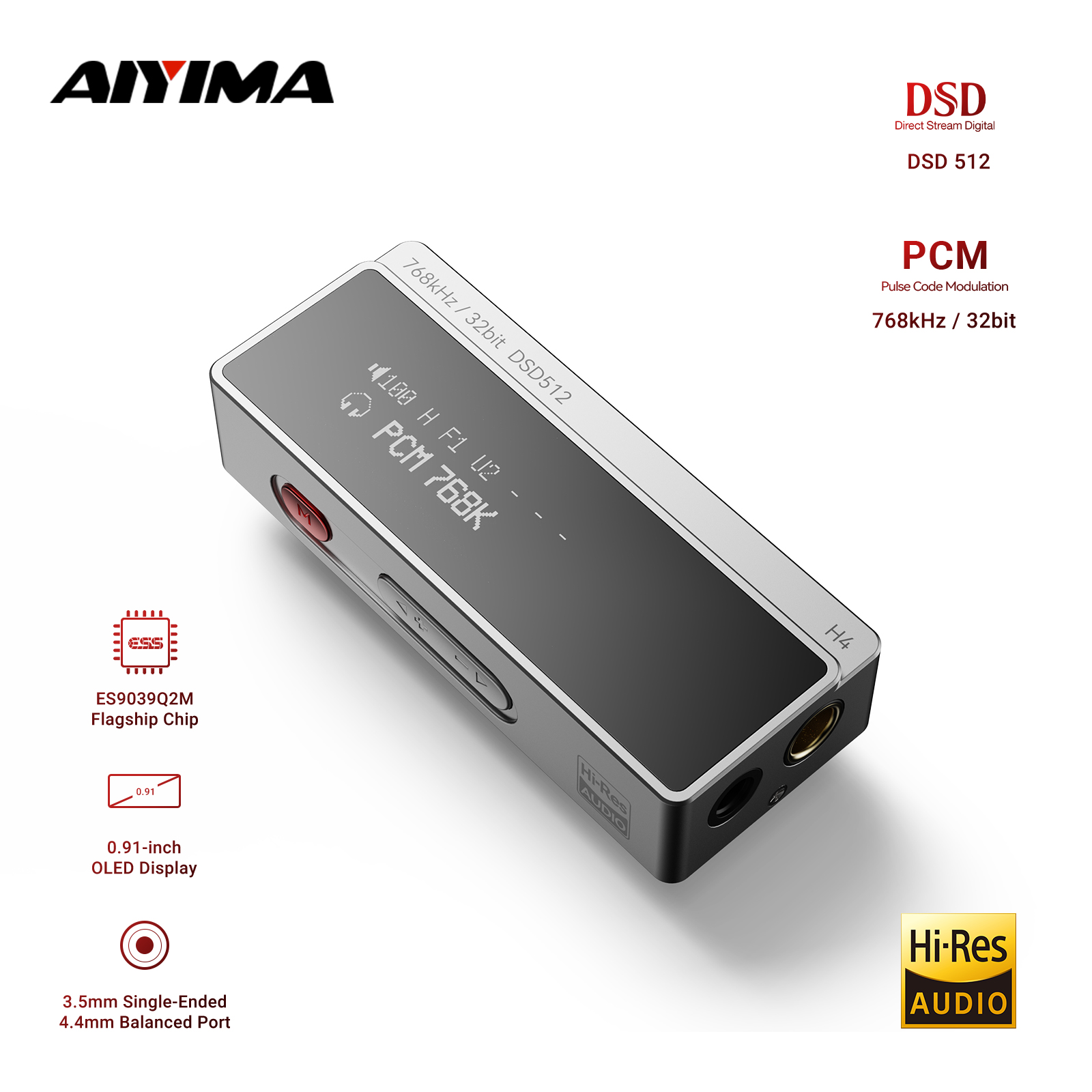 AIYIMA H4 HIFI Portable Headph - đánh giá và giá Portable Amplifier Mini