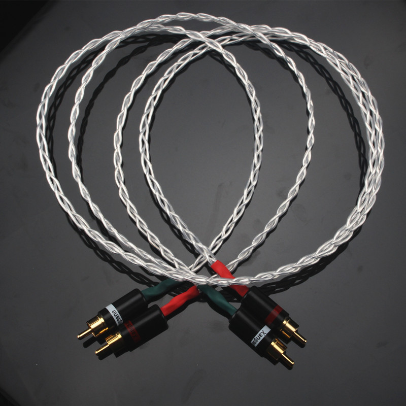 Xangsane 6N OCC Bạc Cáp Rca Âm - đánh giá và giá Audio Music Box