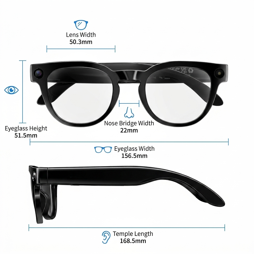 2026 New AI Smart Glasses with - đánh giá và giá Audio Music Arabic