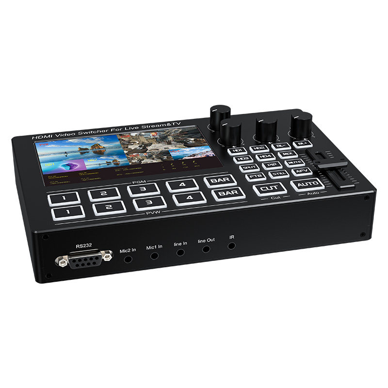 4 Channel 1080P HDMI Live Stre - đánh giá và giá Audio Mixer 4 Channel