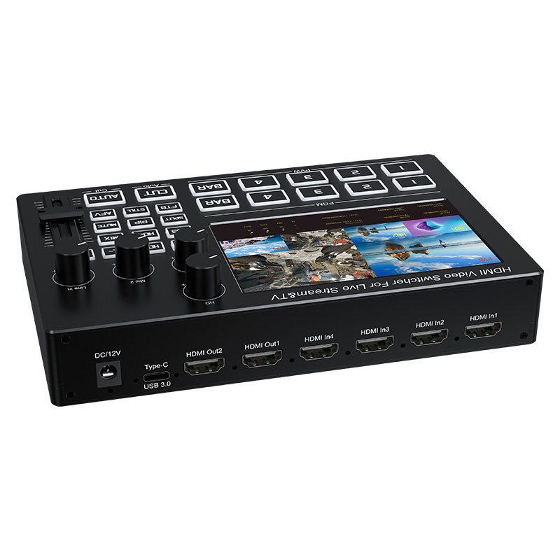 4 Channel 1080P HDMI Live Stre - đánh giá và giá Audio Mixer 4 Channel