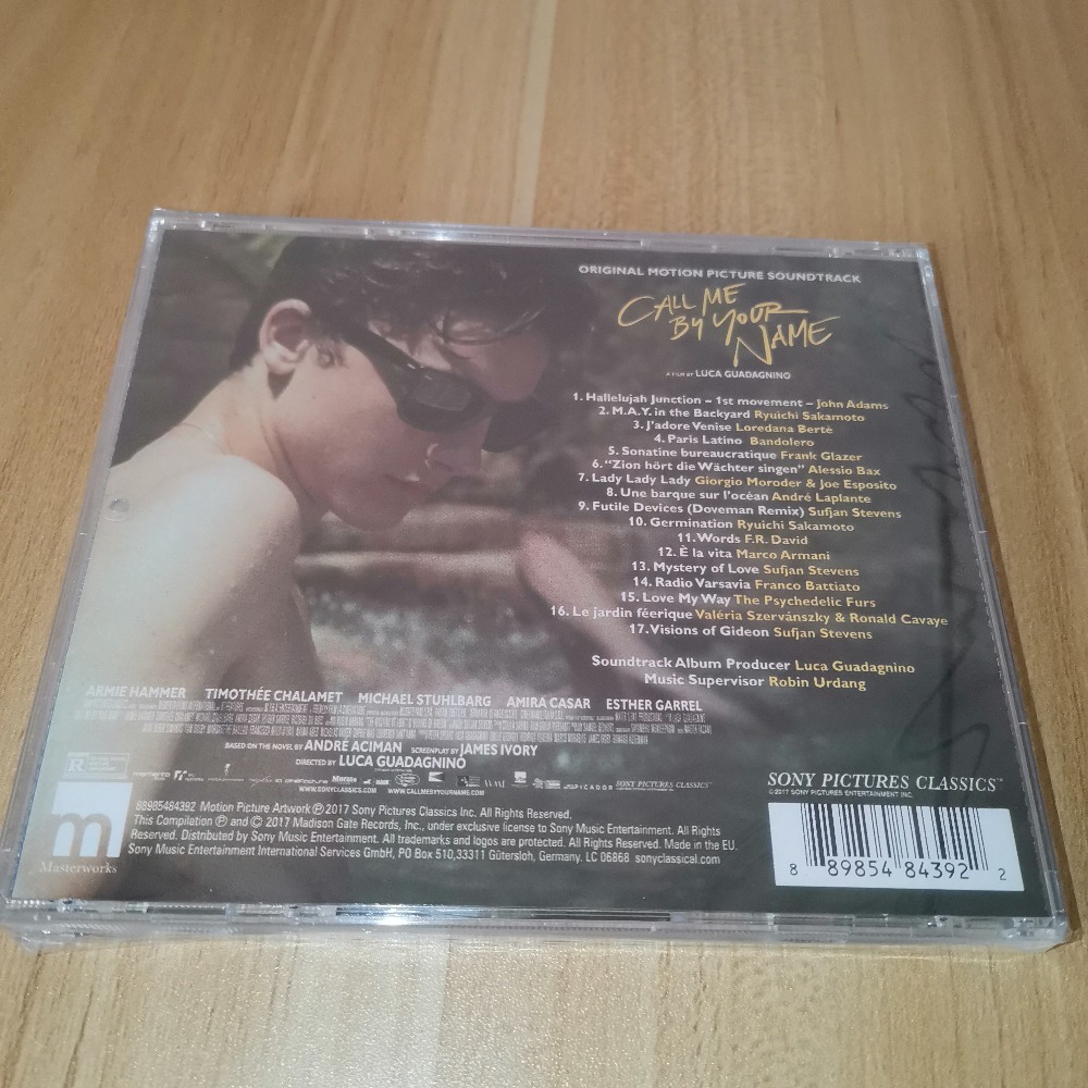 Call Me by Your Name Soundtrac - đánh giá và giá Audio Music Name