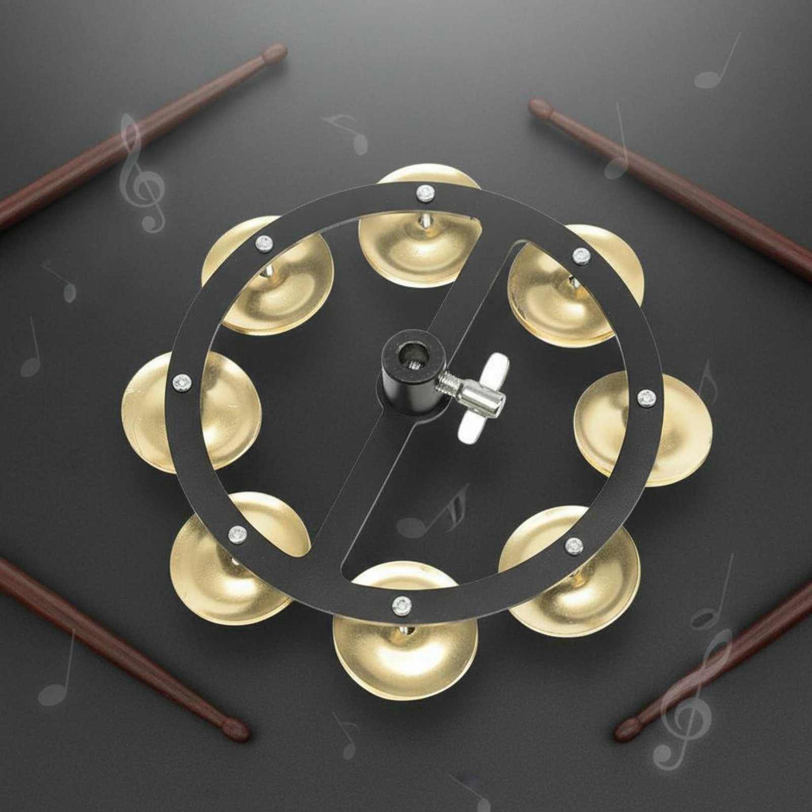 Cymbal Jingle Hoop Double Row  - đánh giá và giá Cymbal Hi Hat