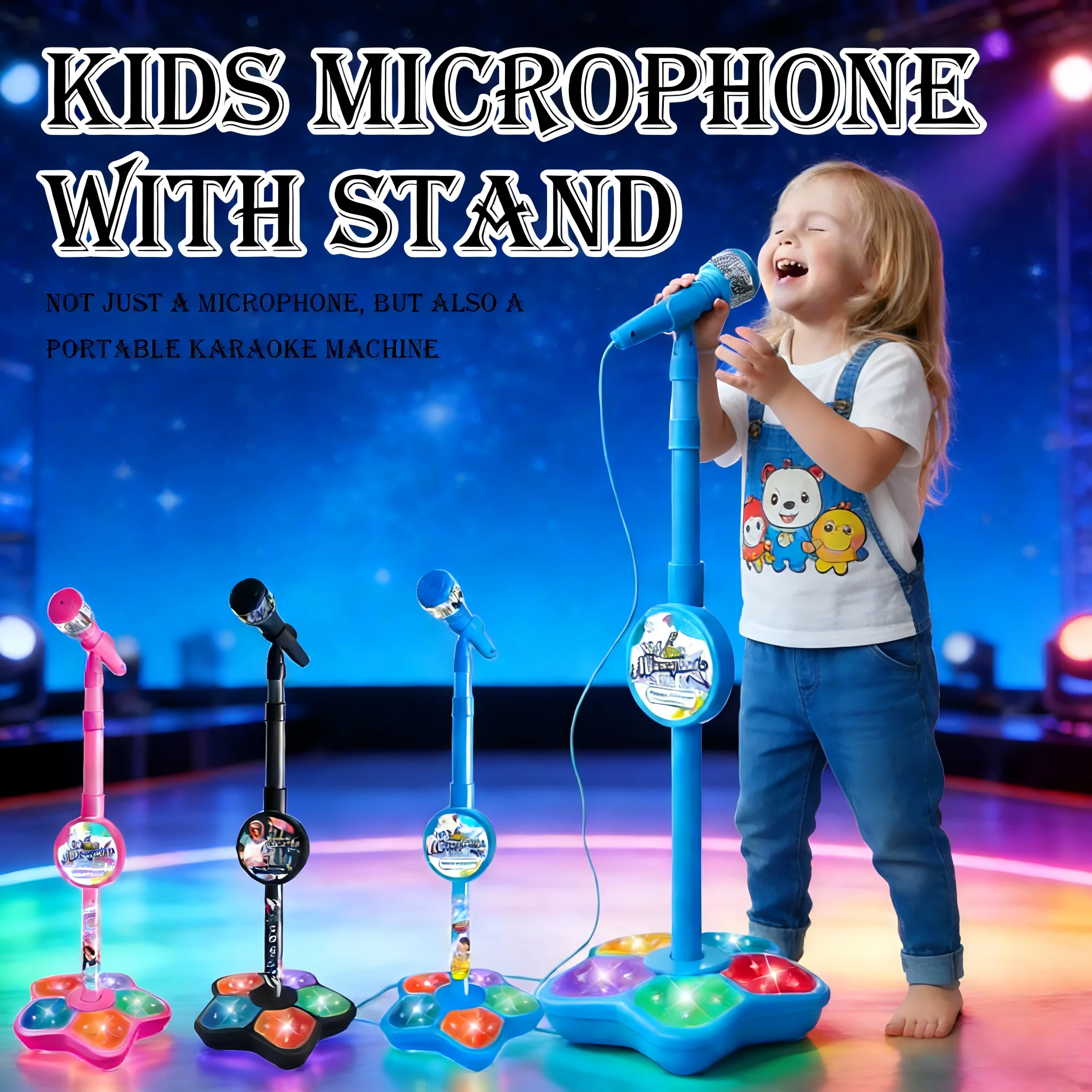 Karaoke Microphone with Stand, - đánh giá và giá Audio Music Edit
